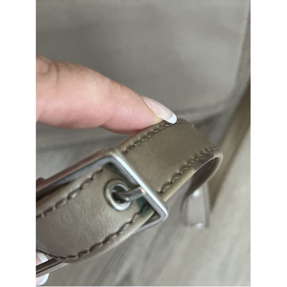 MATT & NAT Vegan Leather Crossbody Flap Over Adjustable Strap Beige Tan - Picture 3 of 8